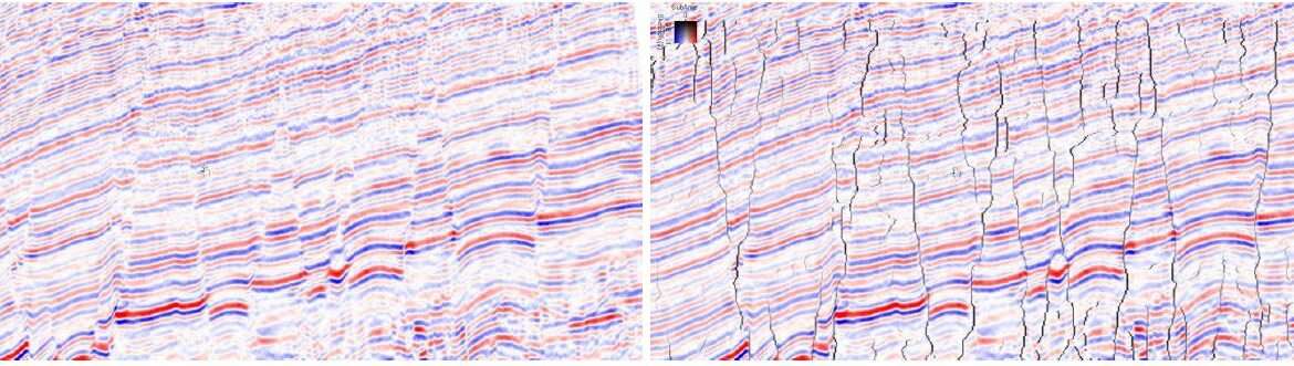 seismic data and fault likelihood